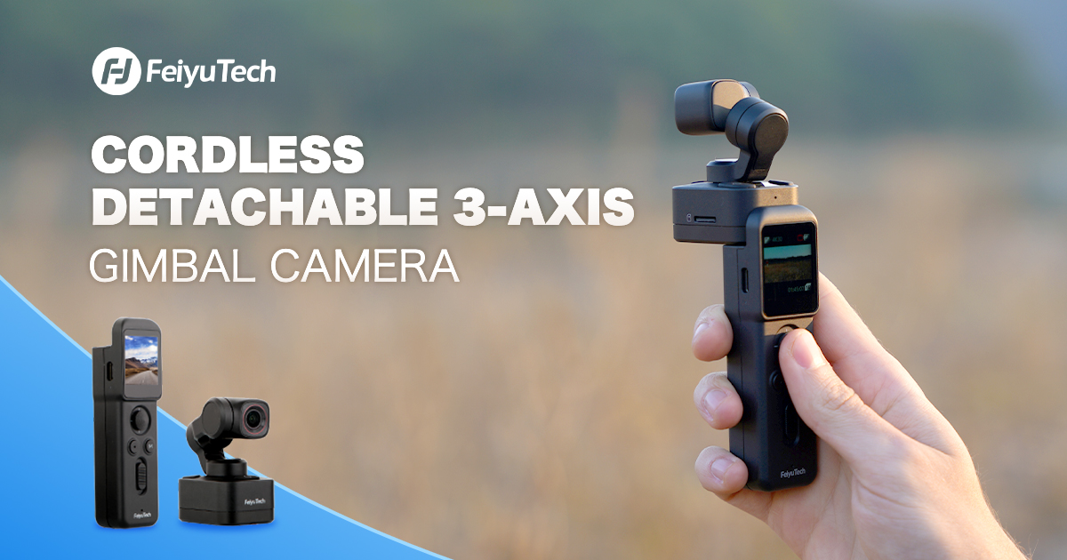 Feiyu Pocket 3: Cordless Detachable Gimbal Camera