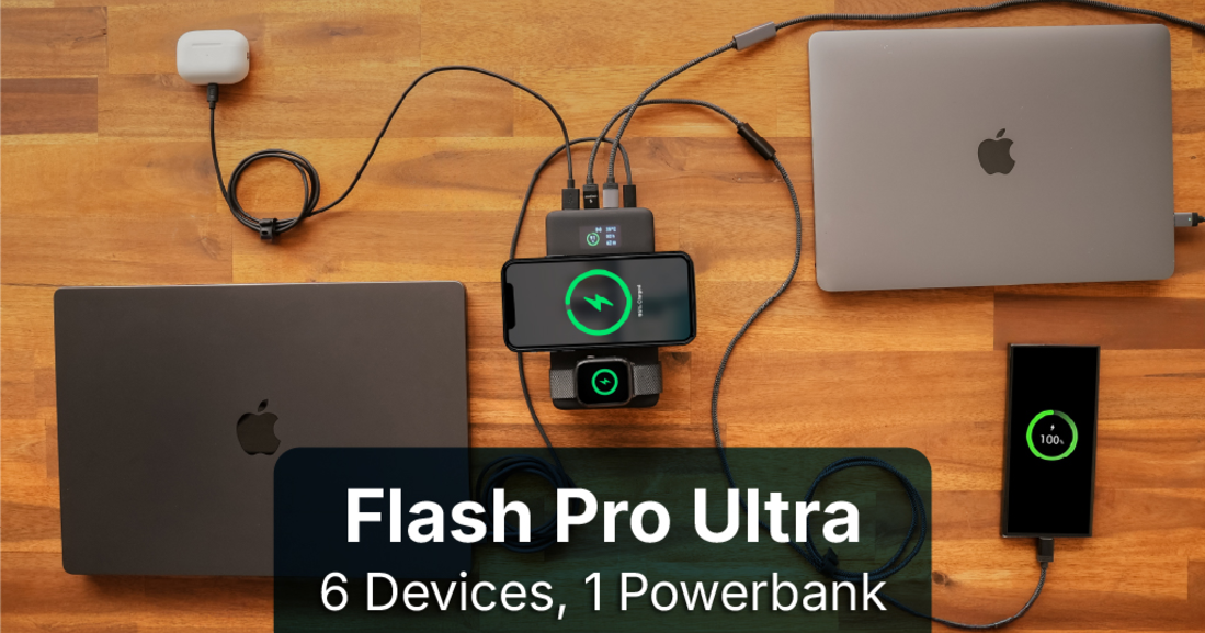 Flash Pro Ultra: 1st 275W Powerbank w OLED Screen