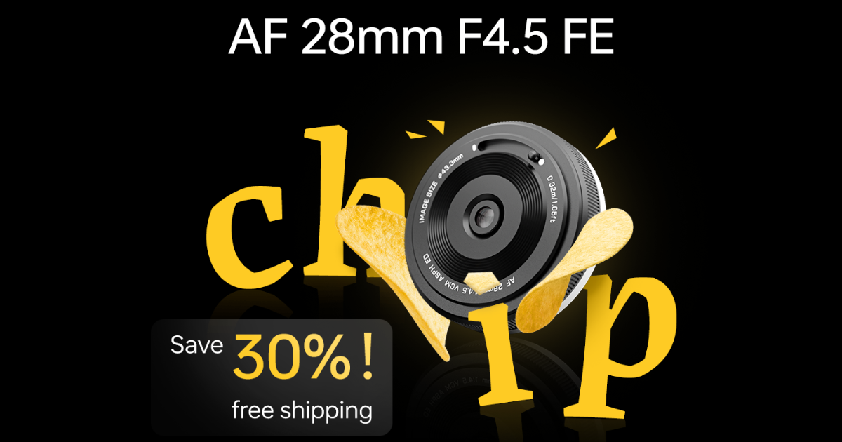 Viltrox AF 28mm F4.5 FE Chips-Size Ultra-Thin Lens