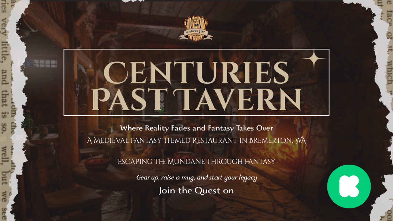 Centuries Past Tavern: A Fantasy Medieval Experience