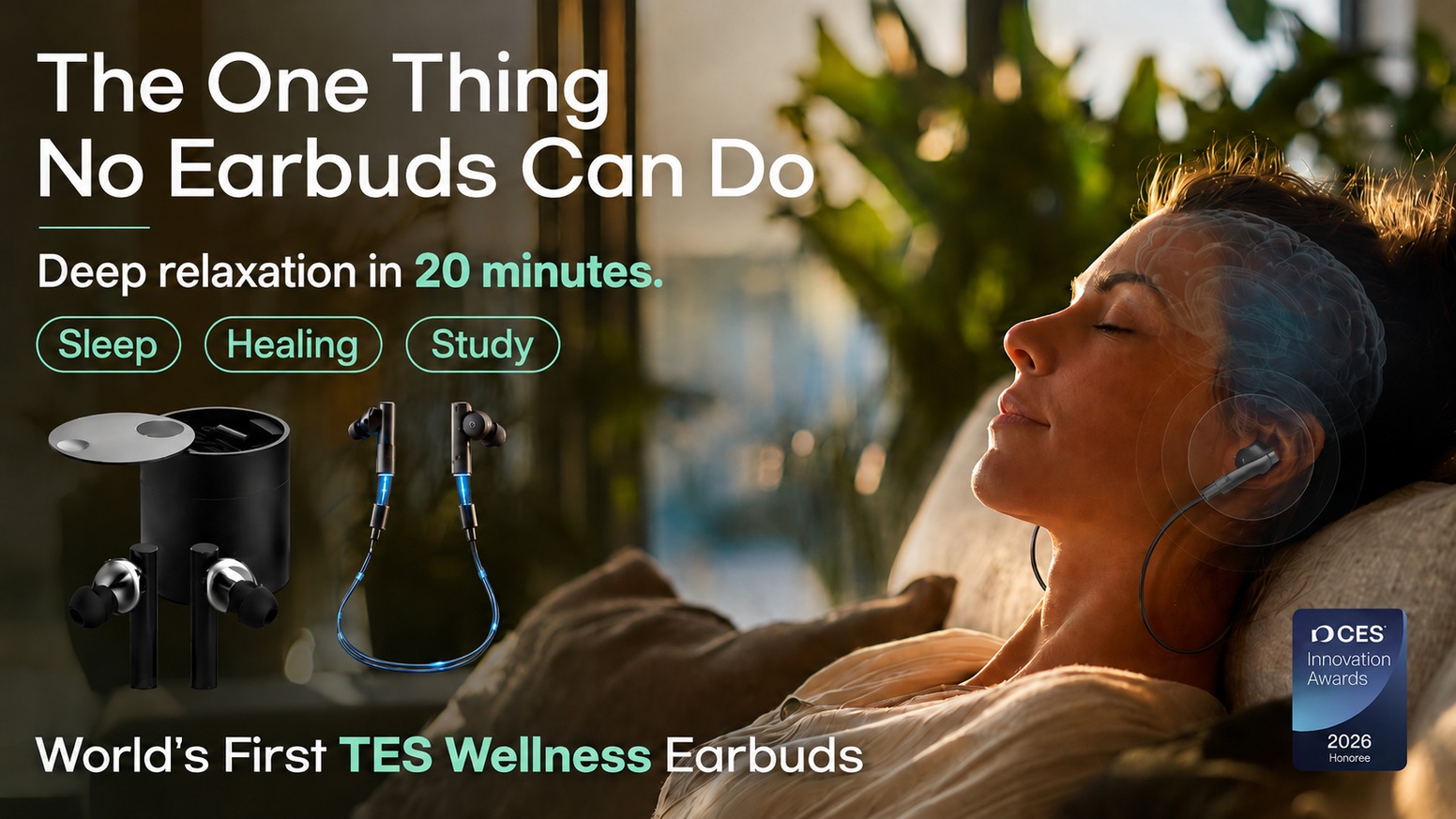 HealingFit TWS: Redefining Earbuds as TES Wellness Devices