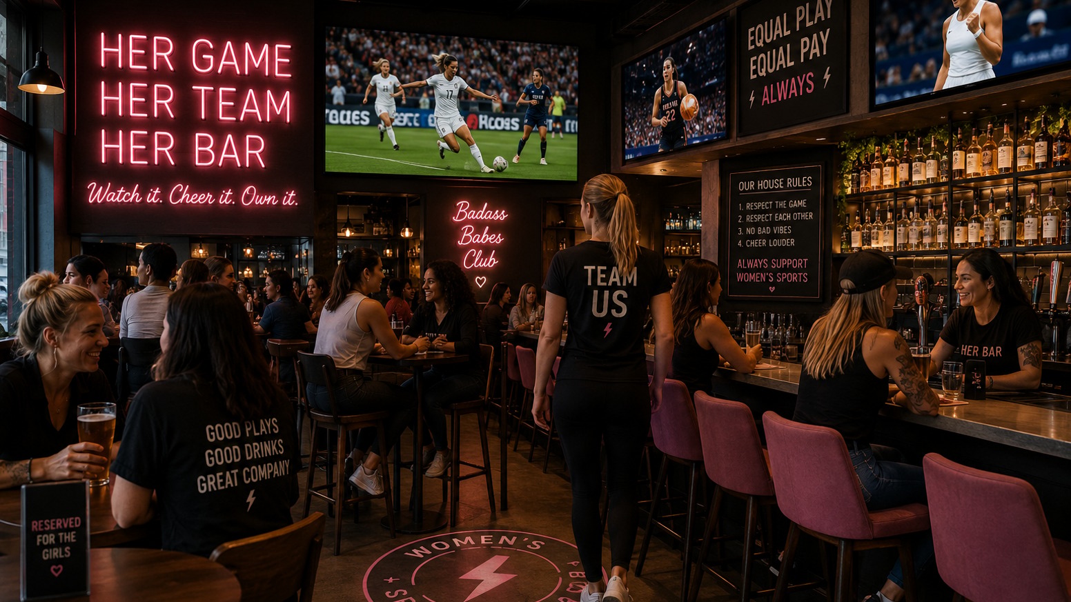 Her Court Women's Sports Bar
