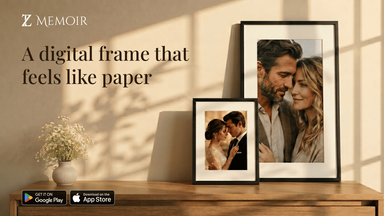 Memoir - An E-ink Digital Frame That Feels Like Paper