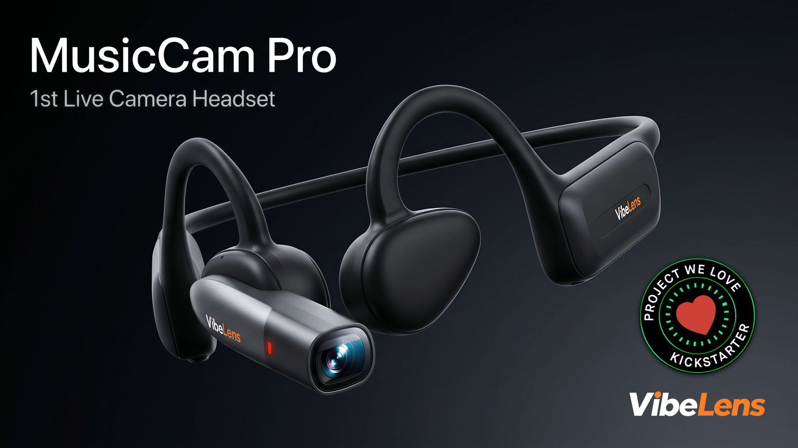 MusicCam Pro: 1st Real-Time POV Live Camera Headset
