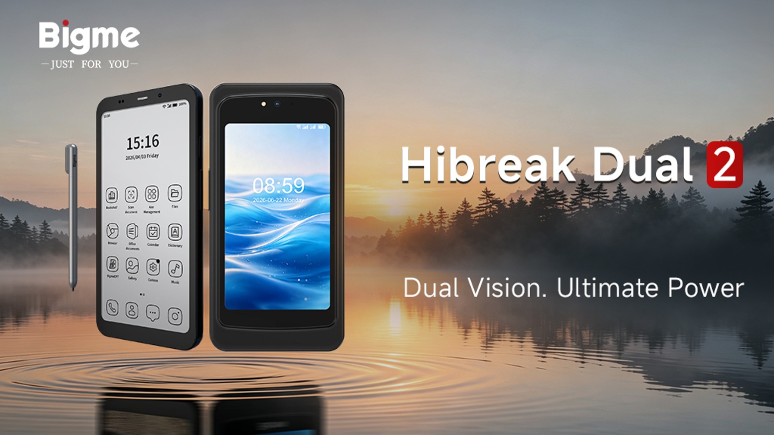 World’s First 80FPS Large Dual-Screen E-Ink Smartphone